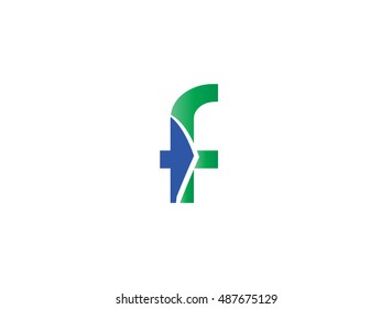 Alphabet icon - f
