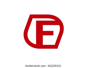 Alphabet icon - f