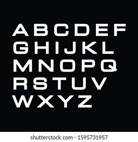 Alphabet icon flat style illustration