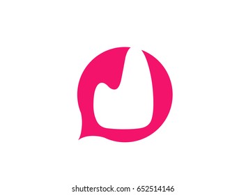 Alphabet icon - j
