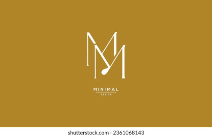 Alphabet Icon Logo Letter MM