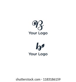 alphabet icon logo with nature elements, strong,memorable anda iconic
