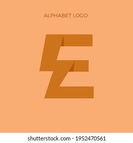  alphabet icon logo simple with thunderstorm or lightening bolt