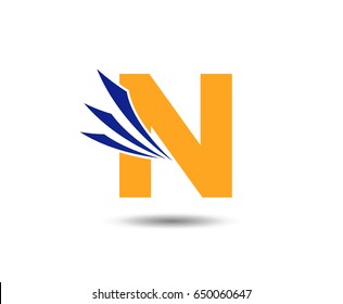 Alphabet icon - n
