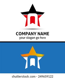 Alphabet icon N logo 