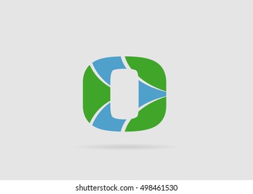 Alphabet icon - o
