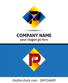 Alphabet icon P logo
