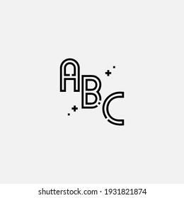 Alphabet icon sign vector,Symbol, logo illustration for web and mobile