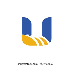 Alphabet icon - u
