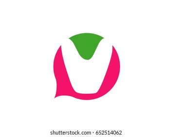 Alphabet icon - v
