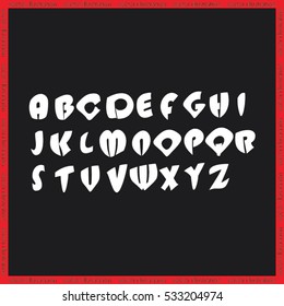 alphabet icon vector illustration eps10.