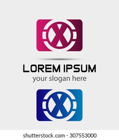 Alphabet icon - x
