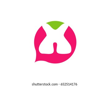 Alphabet icon - x
