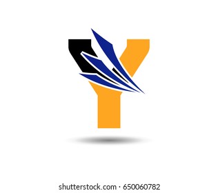 Alphabet icon - y
