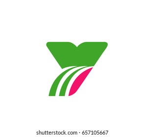 Alphabet icon - y
