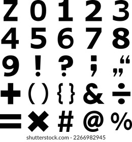 Alphabet icons pack, Alphabet vector icons set, Alphabet icons set, numbers icons set, ABC , Numeric number set, counting, Alphabet and Numbers flat
