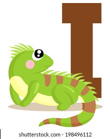 Alphabet I for Iguana