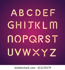 alphabet illumination text group