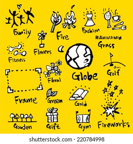 alphabet illustration