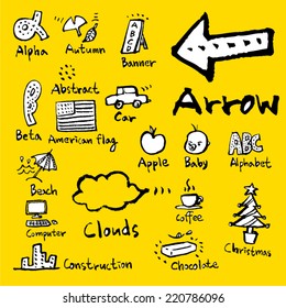 alphabet illustration