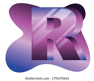 Alphabet initial background clip art