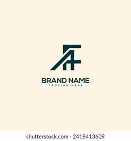 Alphabet Anfangsbuchstabe AF FA Logo Design Vorlage - Vektorgrafik.