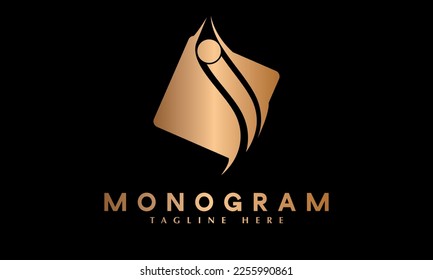 Alphabet I initial logo design abstract monogram vector logo template