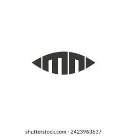 Alphabet Initials logo AM, MA, M and A