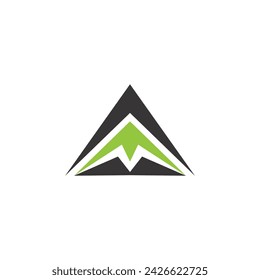 Alphabet Initials logo AM, MA, M and A