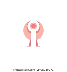 Alphabet Initials logo IY, YI, I and Y