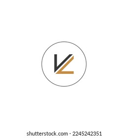 Alphabet Initials logo L, LL