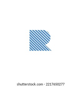 Alphabet Initials logo R, RR