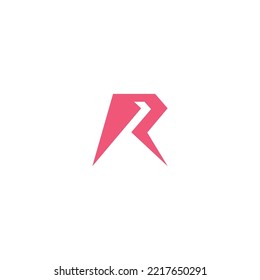 Alphabet Initials Logo R, RR