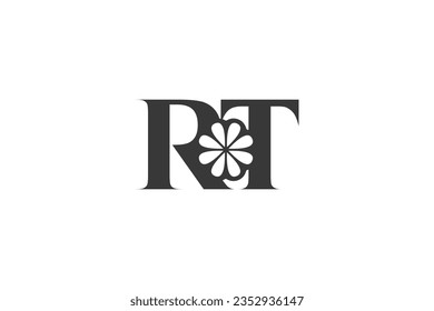 Alphabet Initials logo RE, ER, R and E