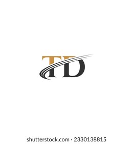 Logo de Alphabet Initials TD, DT, T y D
