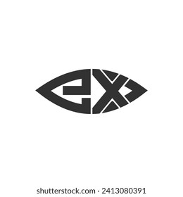 Logo de Alphabet Initials XE, EX, E y X