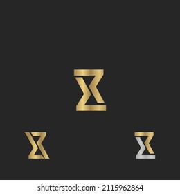 Alphabet Initials Logo XZ, ZX, X und Z