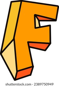 un alfabeto con un tema de caricatura irregular