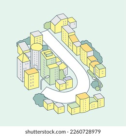 Alphabet "J" and the city