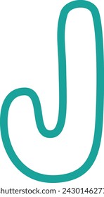Alphabet J so cute for your design.