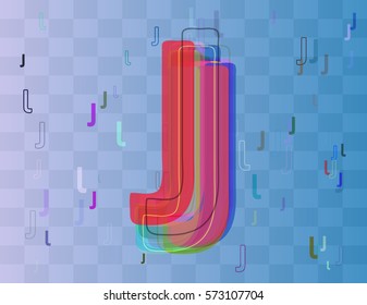 Alphabet J idea pattern