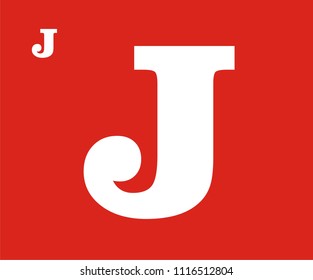 ALPHABET J VECTOR 