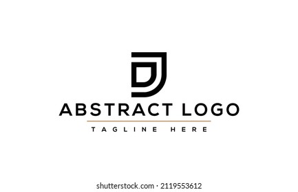 Alphabet JD logo design, JD DJ monogram logo