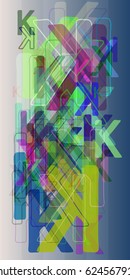 Alphabet K idea art