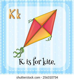 Alphabet K ist für Drachen