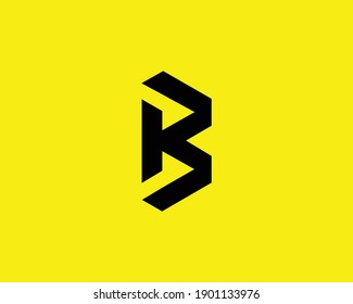 Alphabet kb and bk letter logo design vector template
