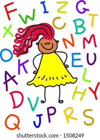 alphabet kid