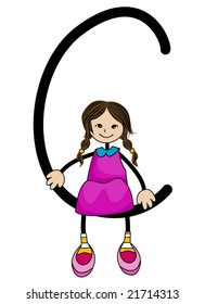Alphabet Kid - Vector