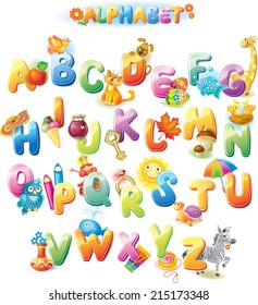 Alphabet for kids with pictures