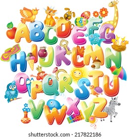 Alphabet for kids with pictures